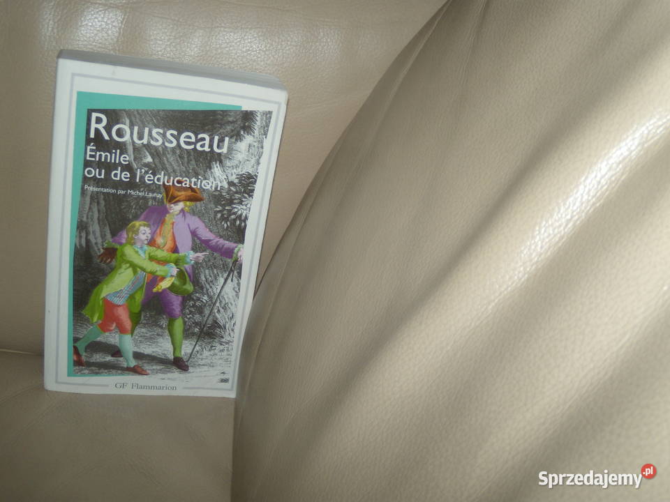 Rousseau Emile ou de I education francusku Warszawa