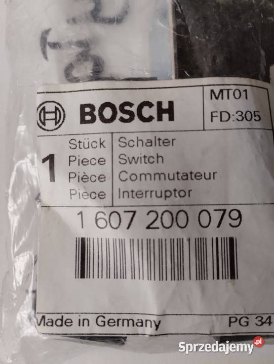 Włącznik Bosch GDS 1 607 200 079 sprzedam