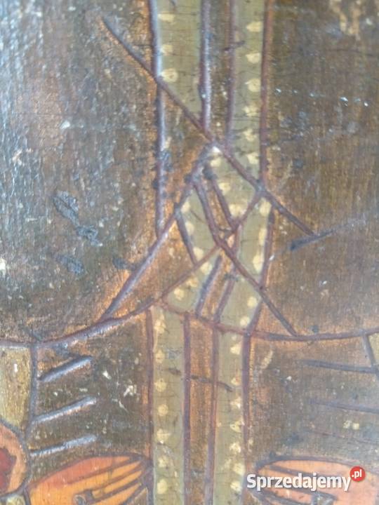 Ikona drewniana stojaca Gdów sprzedam