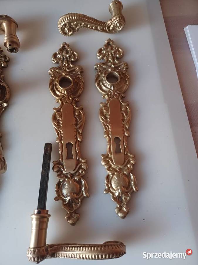 Klamki i szyldy mosiężne Drzwi wielkopolskie Poznań