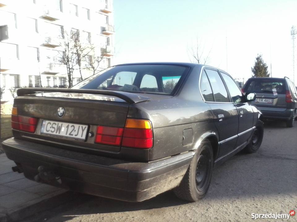 bmw e34 20 150 koni 1994 czarna Rok produkcji 1994 Chełmża sprzedam