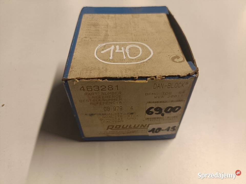 KLOCKI HAMULCOWE VW Transporter T1 T2 PRZEDNIE Rudka