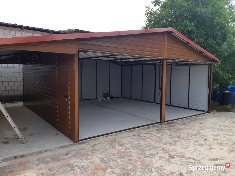 Garaż Blaszany DREWNOPODOBNY 9x6 Garaże Blaszane sprzedam