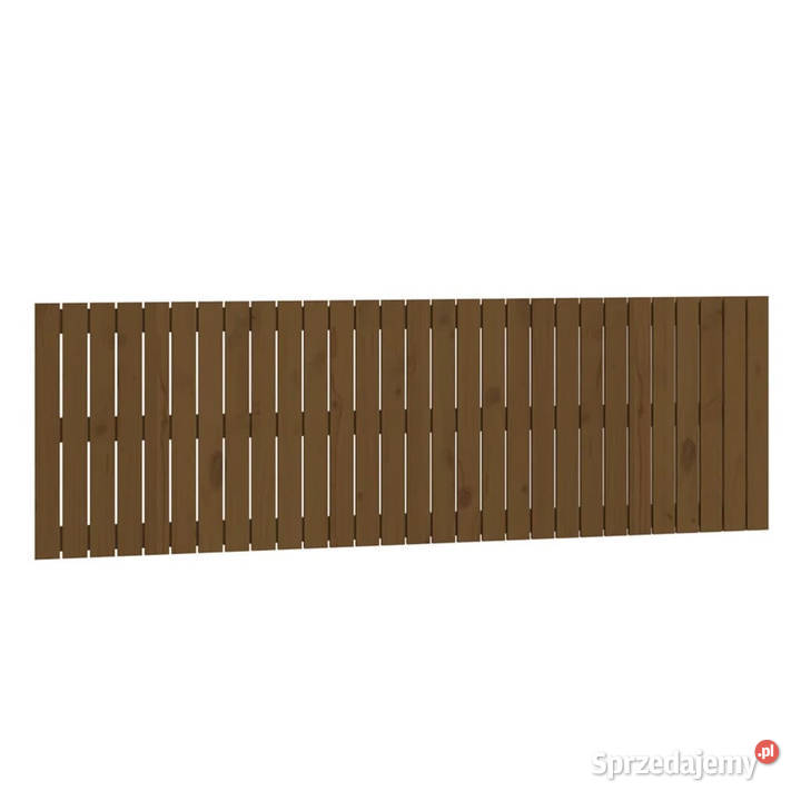 Wezgłowie łóżka miodowy brąz 185x3x60 lite Warszawa