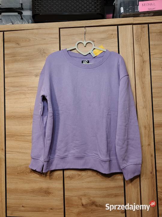 Bluza dresowa fioletowa r L nowa