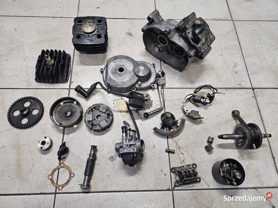 NRG 50 silnik części wał sprzęgło kapa kopka