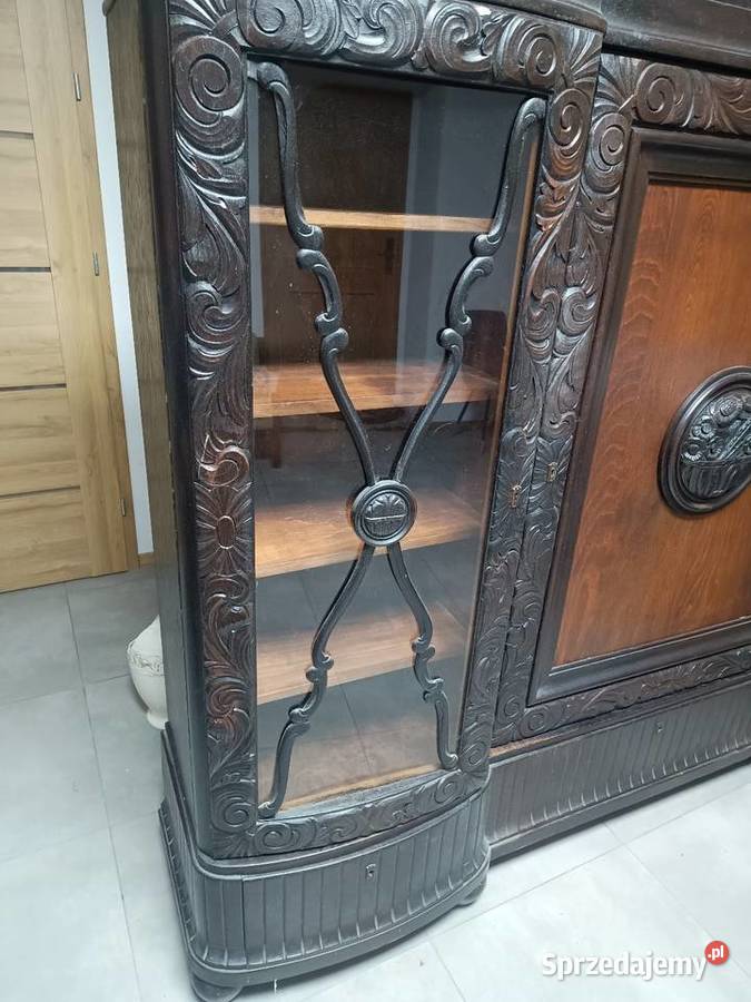 Biblioteka dębowa 185cm Leśna