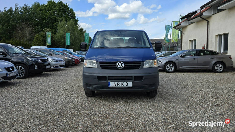 Volkswagen Transporter DOKA 6 miejsc 4x4 elektryczne lusterka Zieleniewo sprzedam