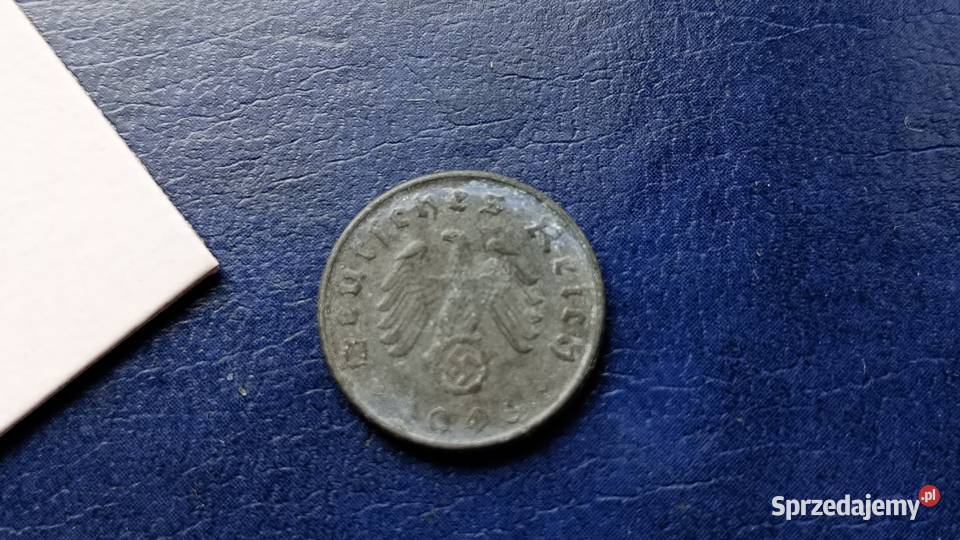 Stare monety 5 fenig 1940 D NIemcy podkarpackie