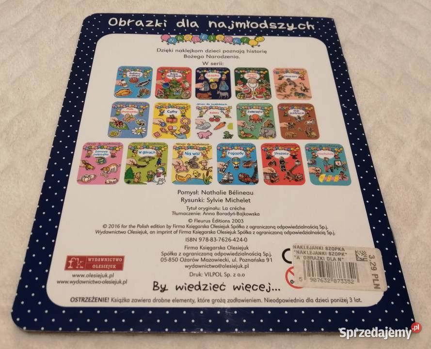 Szopka Obrazki najmłodszych Olesiejuk Książeczki Czeladź sprzedam