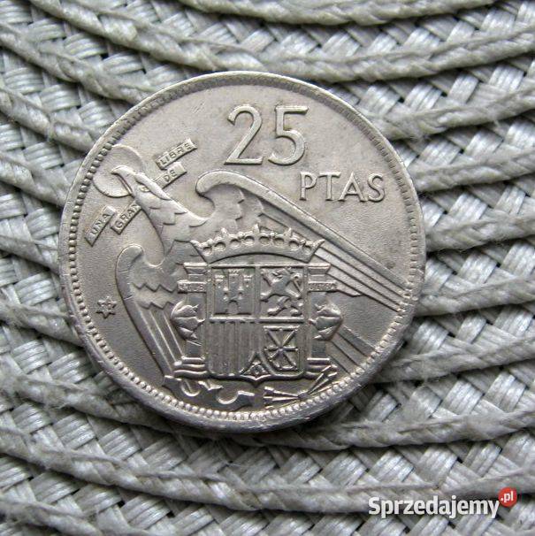 Hiszpania 25 Peset 1957r Gen Franco