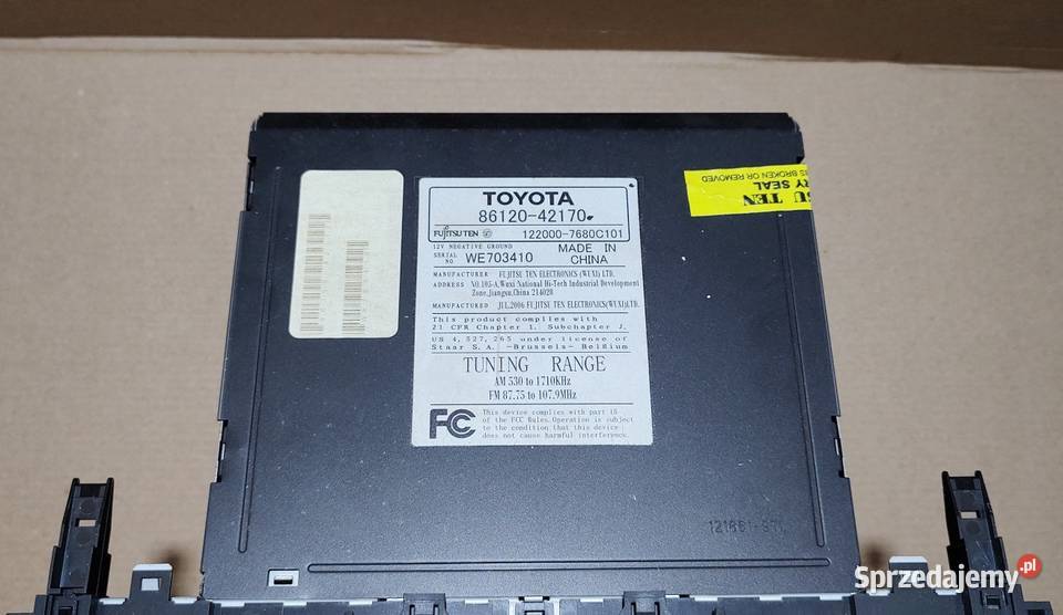 Radioodtwarzacz MP3 OE Toyota Rav4 8612042170 Części samochodowe Warszawa