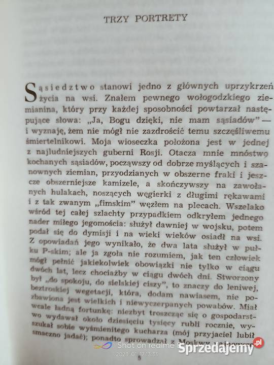 Turgieniew Dramaty wybrane książki Warszawa