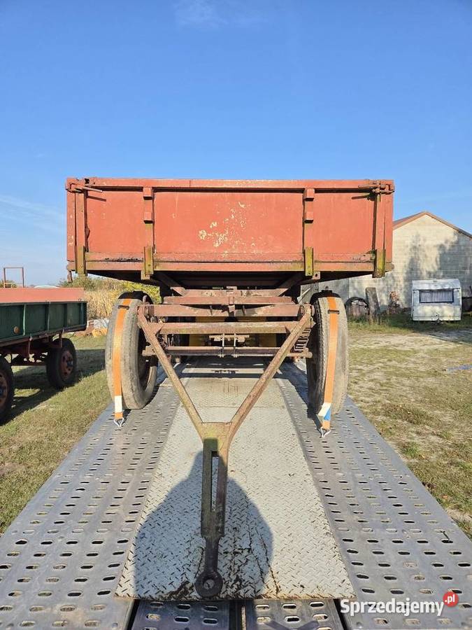 Przyczepa rolnicza 35t d44 sztywna transport łódzkie Złoczew