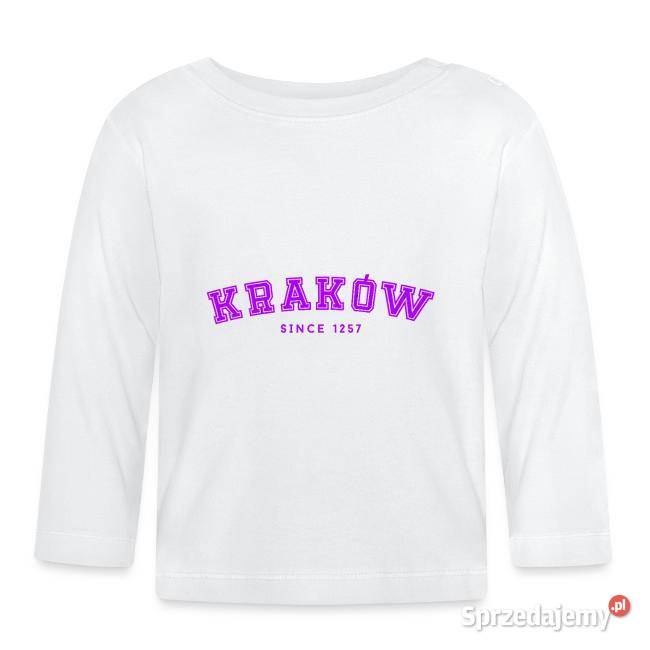 Ekologiczna koszulka niemowlęca z długim rękawem Kraków