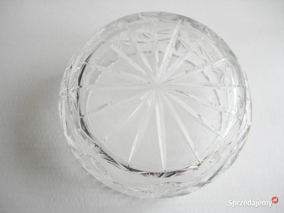 kryształowa misa vintage PRL Wyposażenie wnętrz Częstochowa