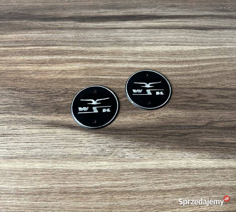 NOWY POLSKI KOMPLET EMBLEMATY EMBLEMAT TŁOCZONY śląskie Bielsko-Biała