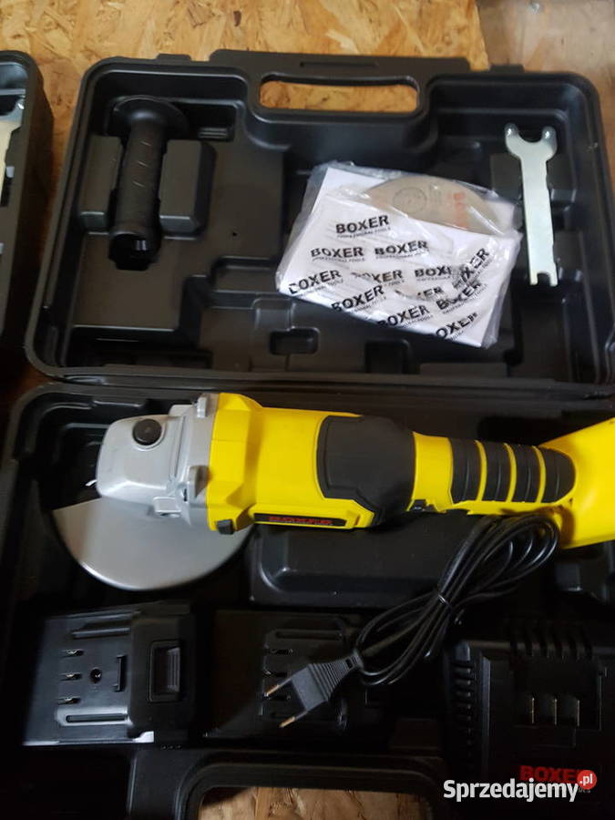 SZLIFIERKA KĄTOWA BOXER SR0072 AKUŁADWAL Głogowa