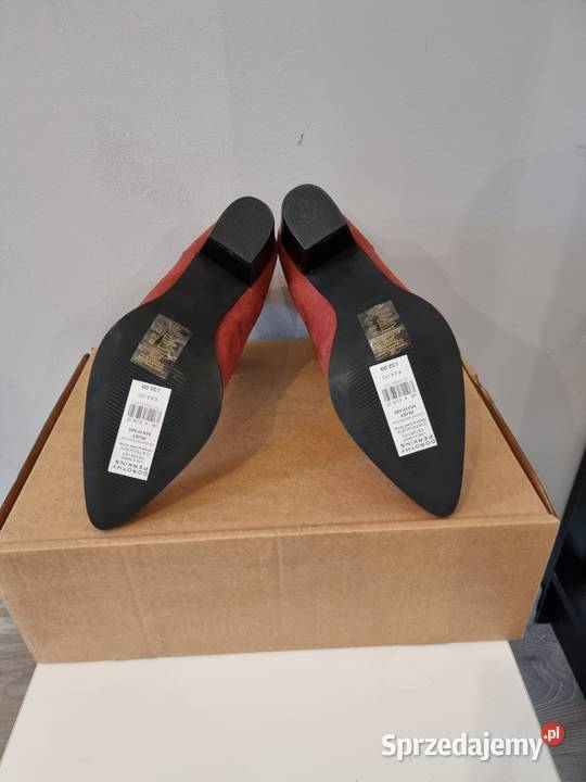 Botki damskie w ceglastym kolorze Dorothy Kraków