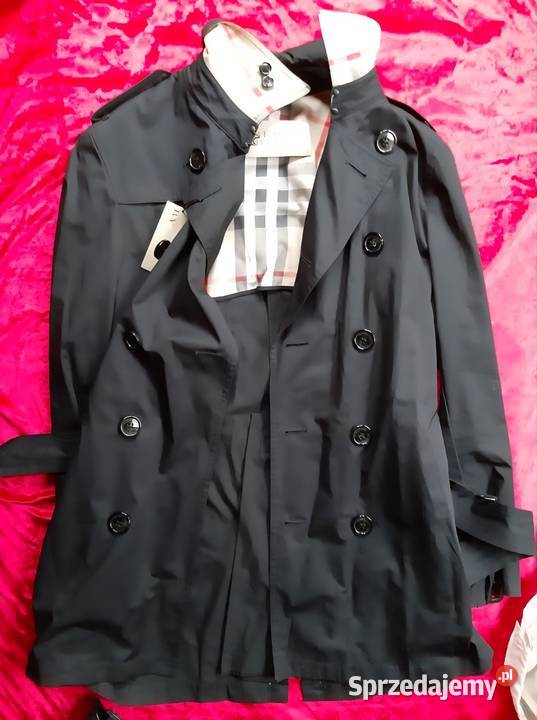 Burberry płaszcz trench w kolorze czarnym Burberry Konstancin-Jeziorna