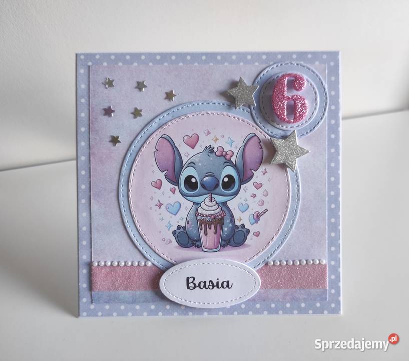 Personalizowana Kartka ręcznie robiona na Łódź sprzedam