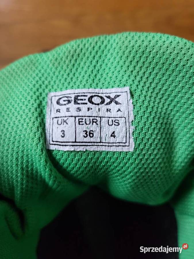 GEOX 36 Na rzepy wkładka 235 Wodoodporne Stan