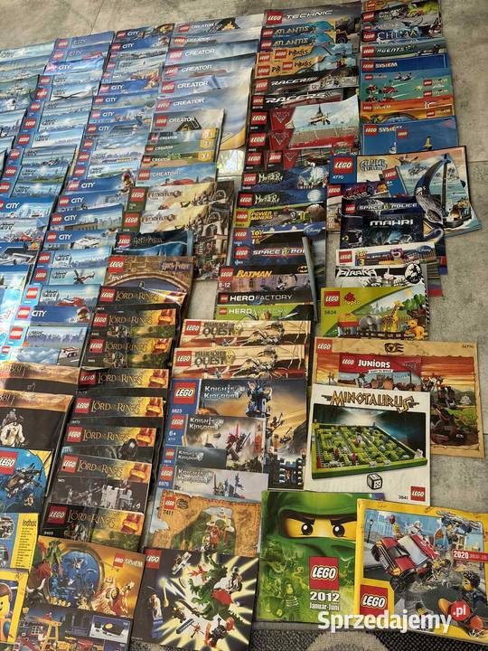 200 Klockow Lego stan idealny Masa Instrukcji Łobez