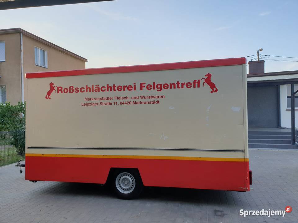 Przyczepa Gastronomiczna Autosklep food truck gastronomiczne Gorzów Wielkopolski