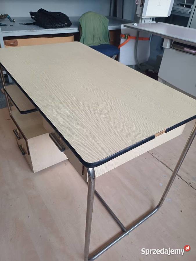 Biurko lekarskie PRL Bauhaus Lublin sprzedam