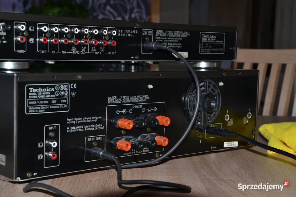 TECHNICS SUC800U SEA800S Wzmacniacze i pokrewne