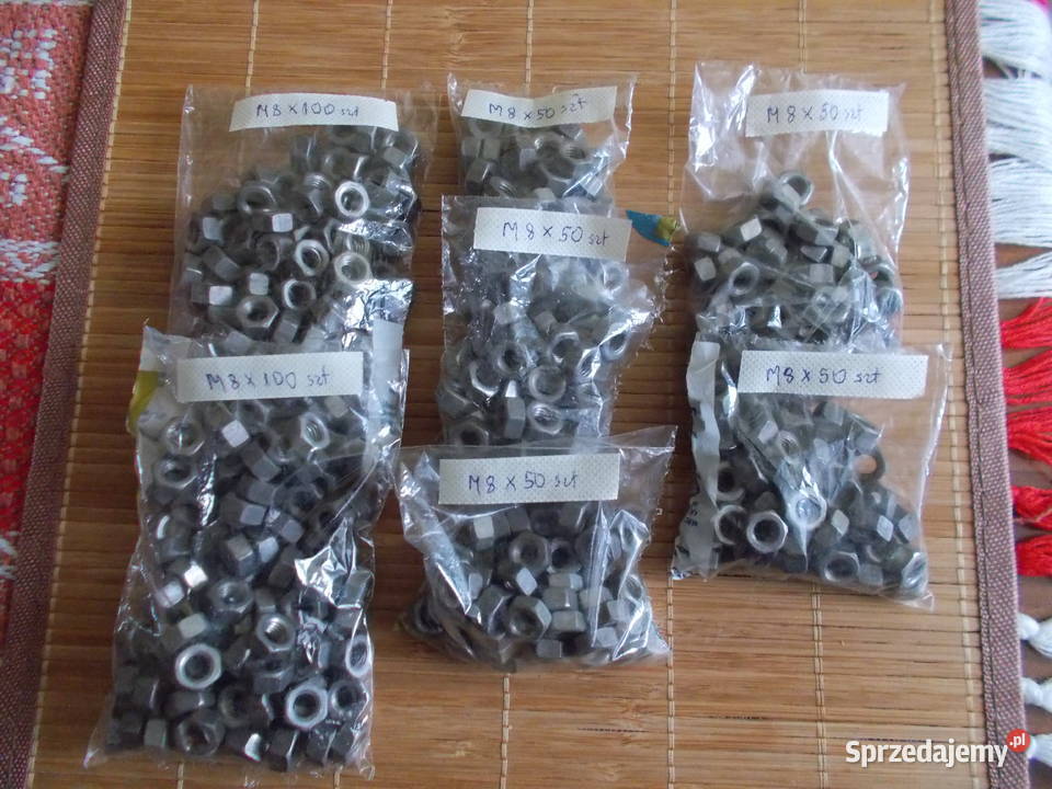 Nakrętka sześciokątna M 8 Materiały budowlane Kłodzko