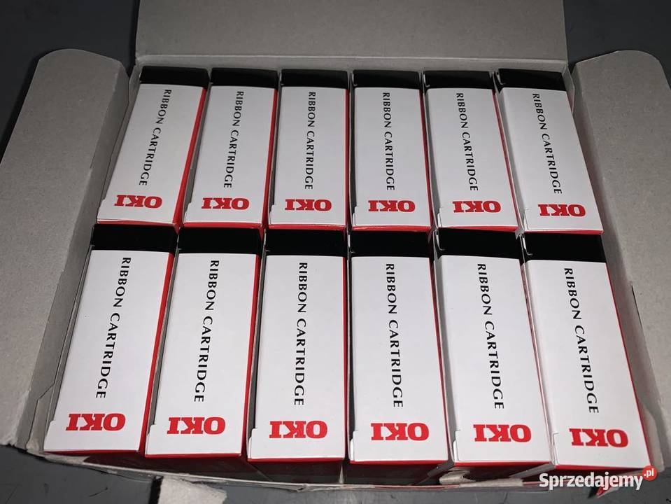 OKI BG9113557 Ribbon Cartridge x12 mazowieckie Warszawa sprzedam