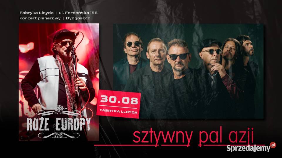Sztywny Pal Azji Róże Europy BYDGOSZCZ 300825 Bilety sprzedam