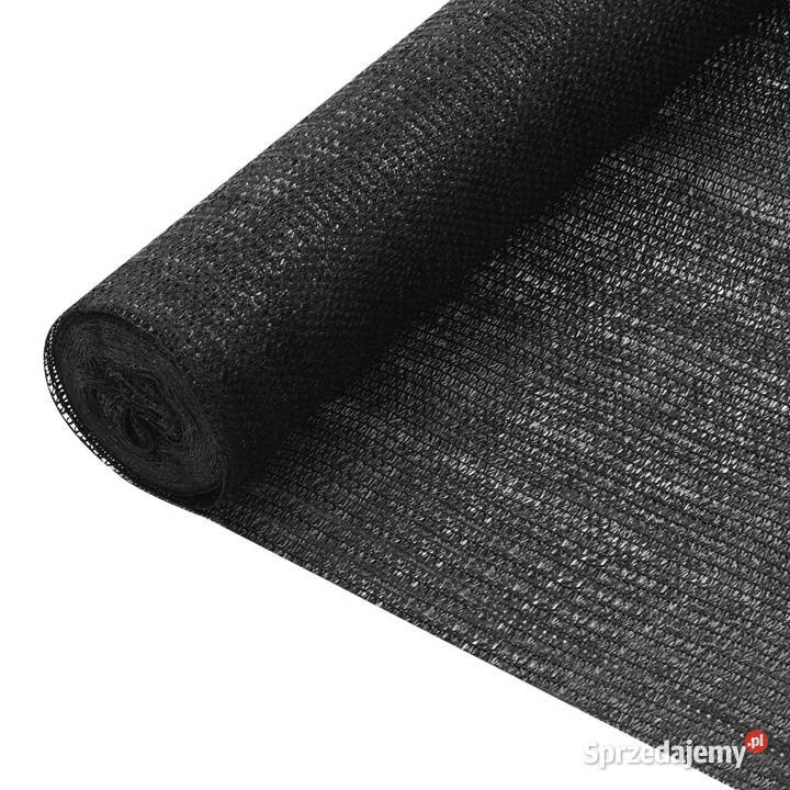 Siatka cieniująca czarna 12x10 m HDPE 75 gm Warszawa