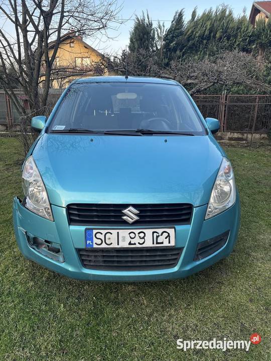 Suzuki Splash 2009 12 przebieg 129500 uszkodzony