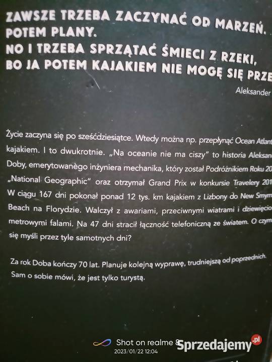 Na oceanie nie ma ciszy Szczepański książki Książki naukowe i popularnonaukowe mazowieckie Warszawa