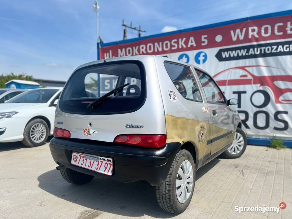 Fiat Seicento 11 BenzynaZadbanyDł OpłatyZamiana