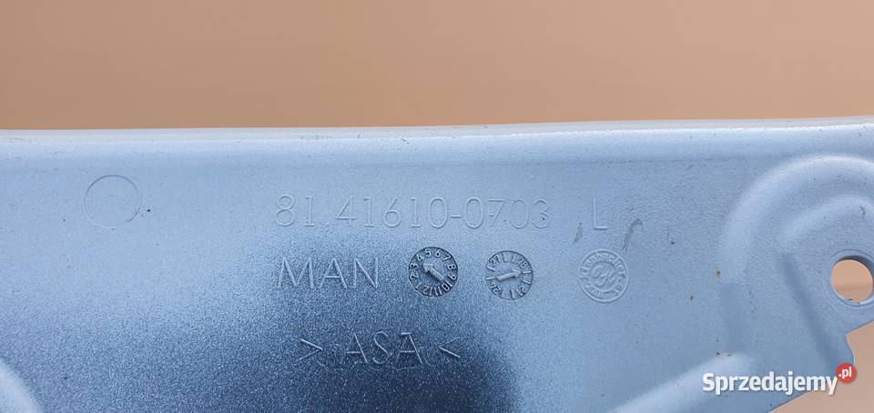 MAN TGX MASKOWNICA LISTWA ZDERZAKA METALOWEGO Bieleń