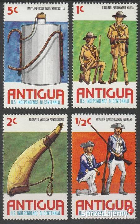 ANTIGUA USA independence 1976 CZYSTE Łódź sprzedam