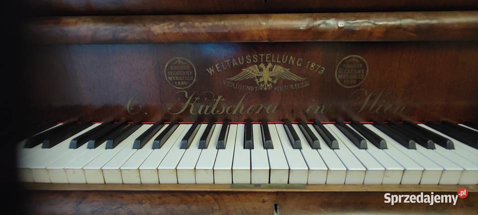 Fortepian Carl Kutschera wielkopolskie Saczyn