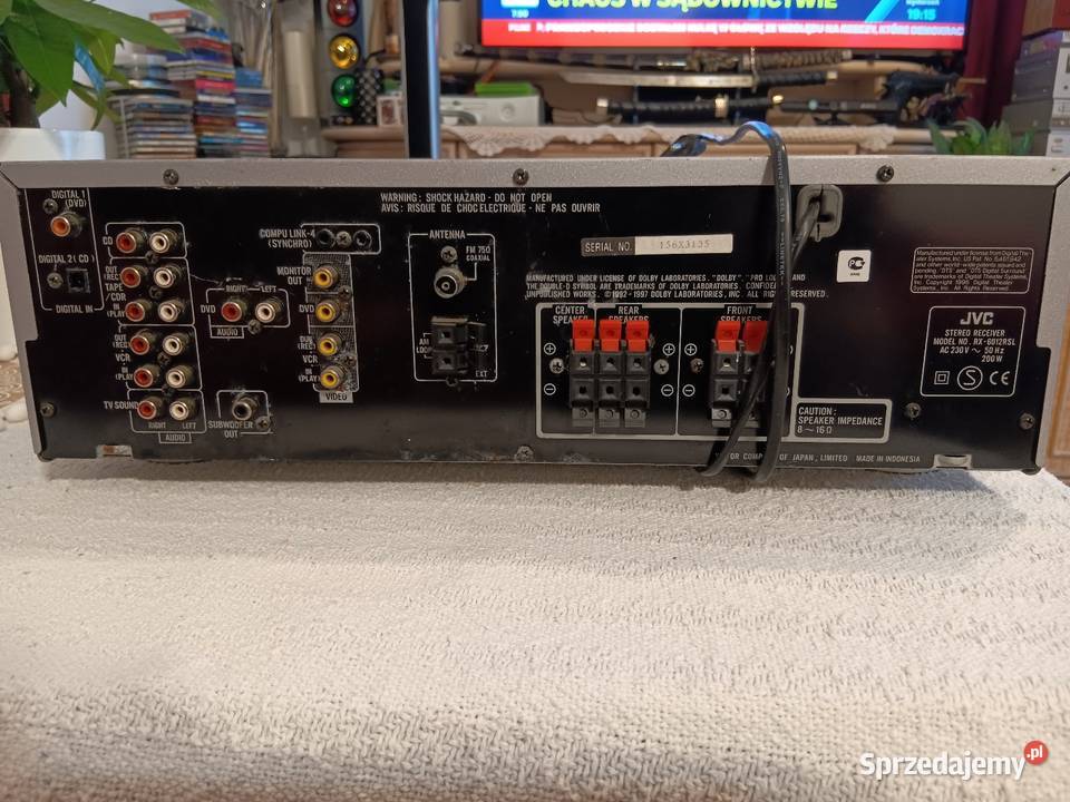Amplituner JVC RX6012R Wzmacniacze i pokrewne Warszawa