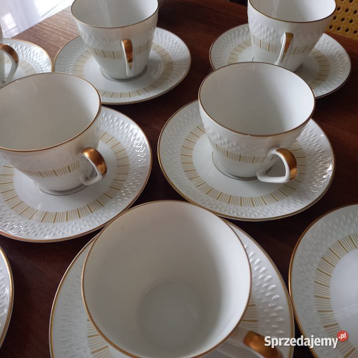 Komplet filiżanek EDELSTEIN 11 sztuk Bielsko-Biała
