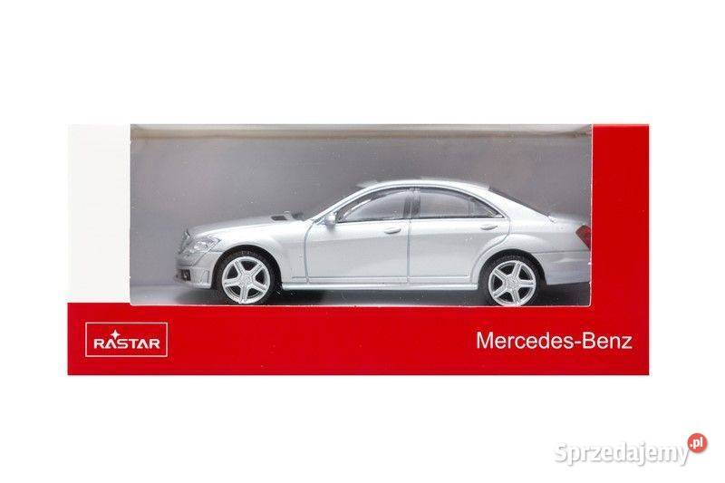 MERCEDES S63 37100 Rastar 143 srebrny Poznań