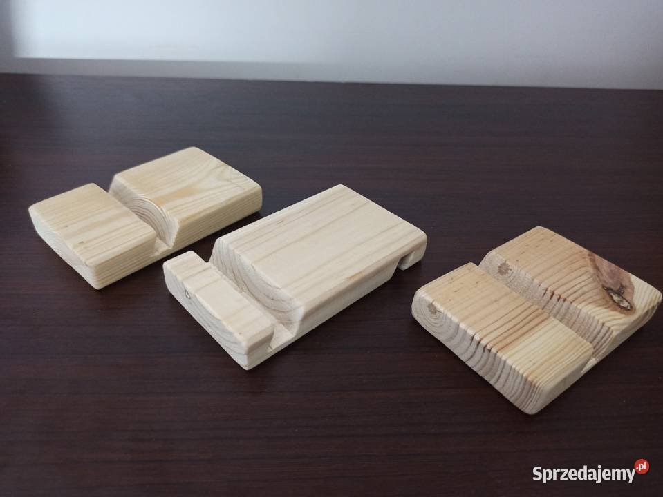 Drewniana podstawka pod telefon tablet mazowieckie