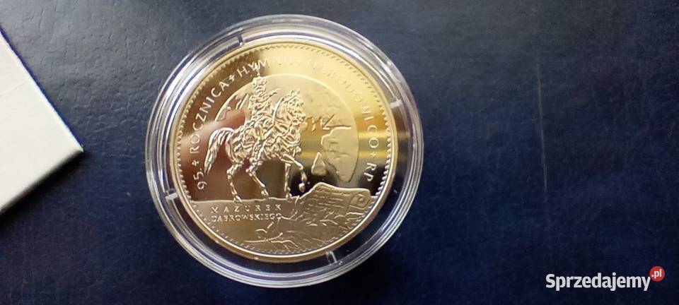 Stare monety Medal 95 Rocznica Hymnu Narodowego Lesko