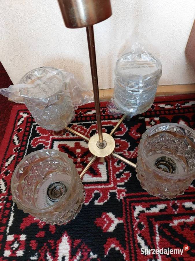 Żyrandol z PRL zachodniopomorskie Goleniów