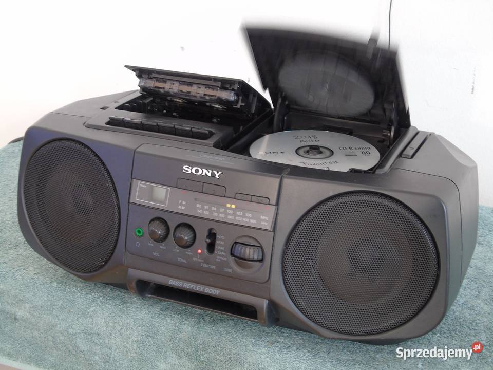 Radio odtwarzacz z CD i magnetofon Sony CFD910
