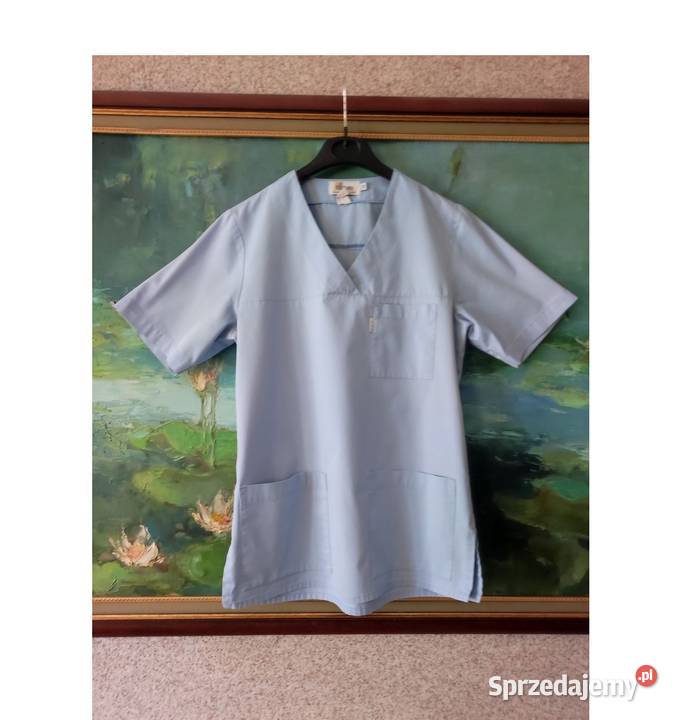 błękitna fartuch bluza medyczna stomatologoczna Kielce