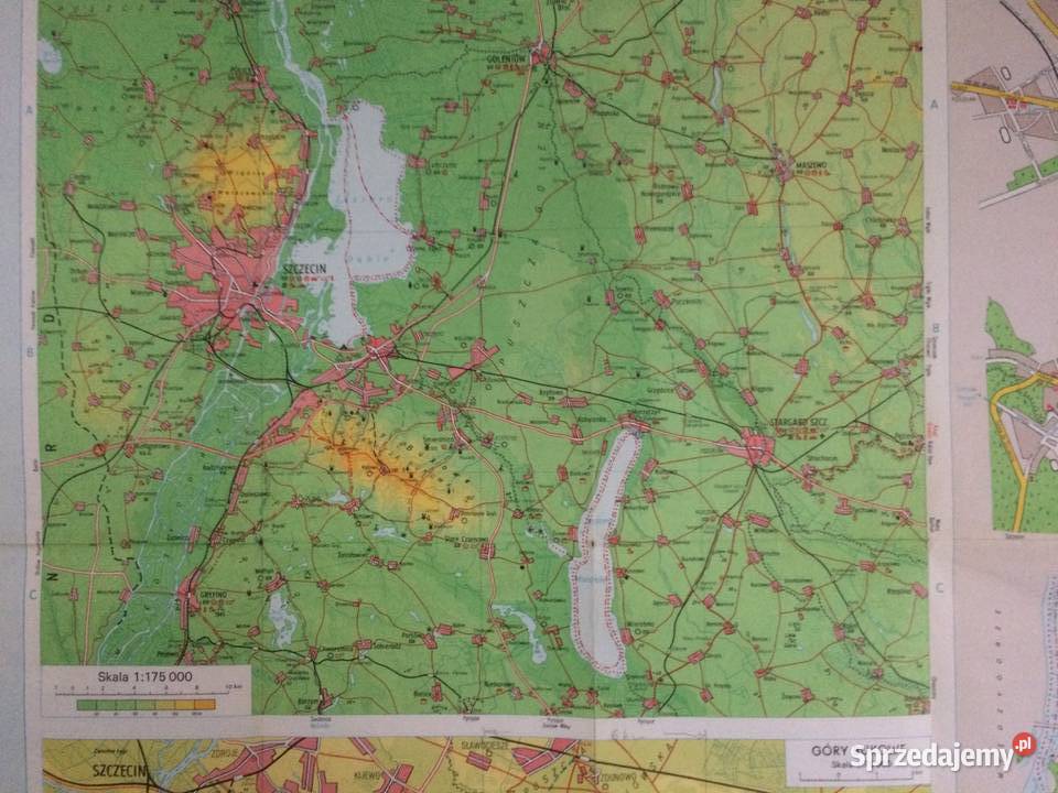 3483 Szczecina Mapa Turystyczna zachodniopomorskie Szczecin