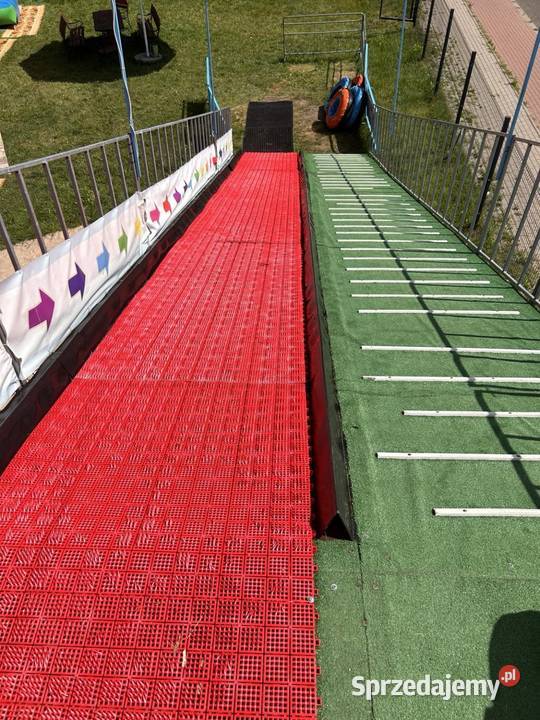 Mobilna zjeżdżalnia pontonowa snowtubing Suwałki